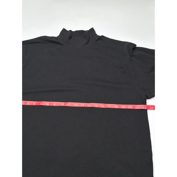 Duluth Trading Co Longtail T Mock Neck Long Sleeve‎ Cotton Shirt Mens M Black - Picture 8 of 11